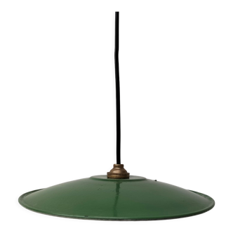 Enamelled sheet metal lamp