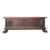 Carved walnut chest, 1920s