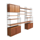 Original String Wall System in Teak by Nisse Strinning, Sweden - 1950's