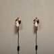 Set of vintage Danish Modern Brass and Copper Wall Sconces, 1950s