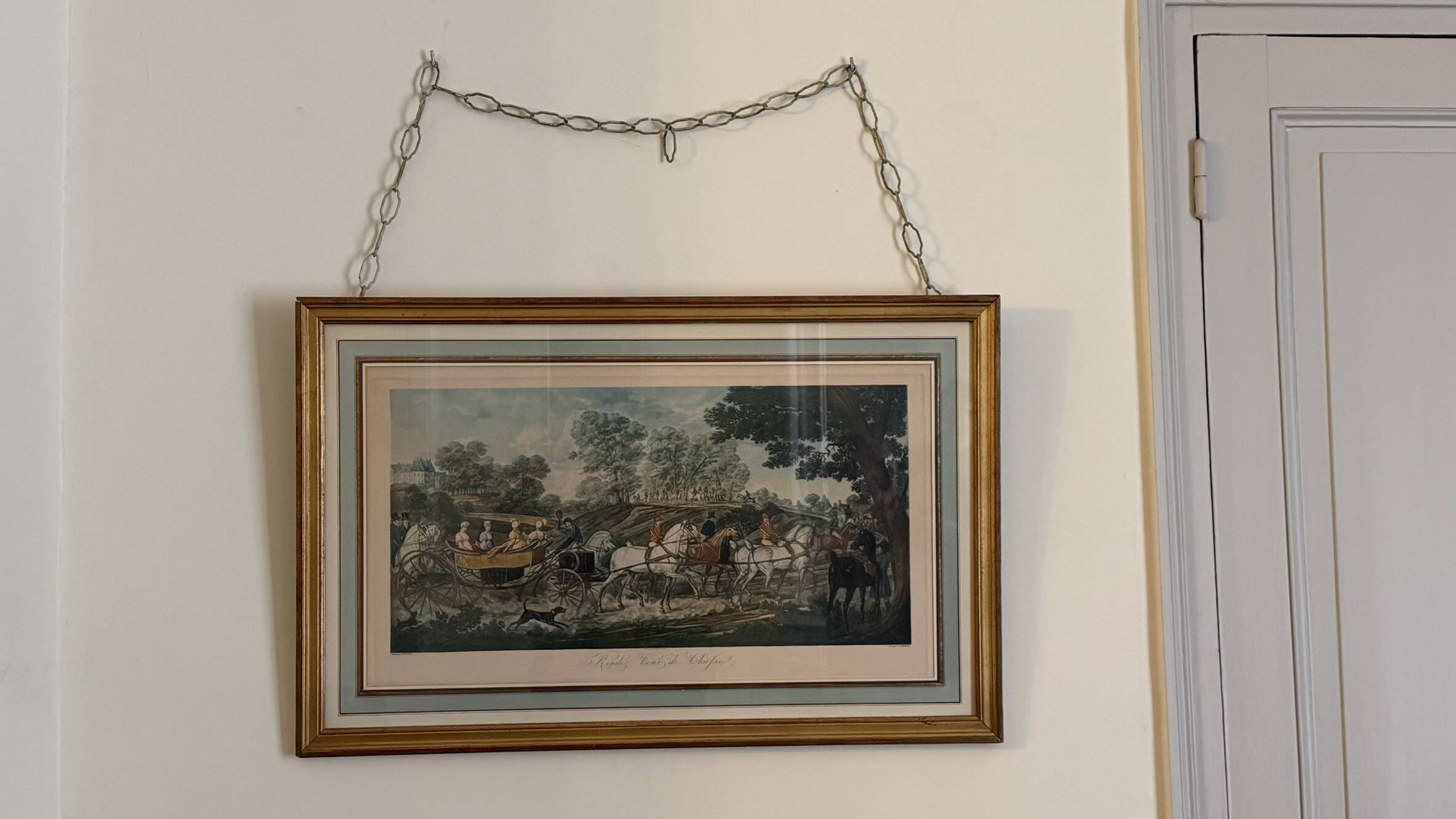 Framed print 'Hunting Rendezvous'