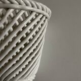 Ceramic pot cover from Bassano 1960 numbered Italian work