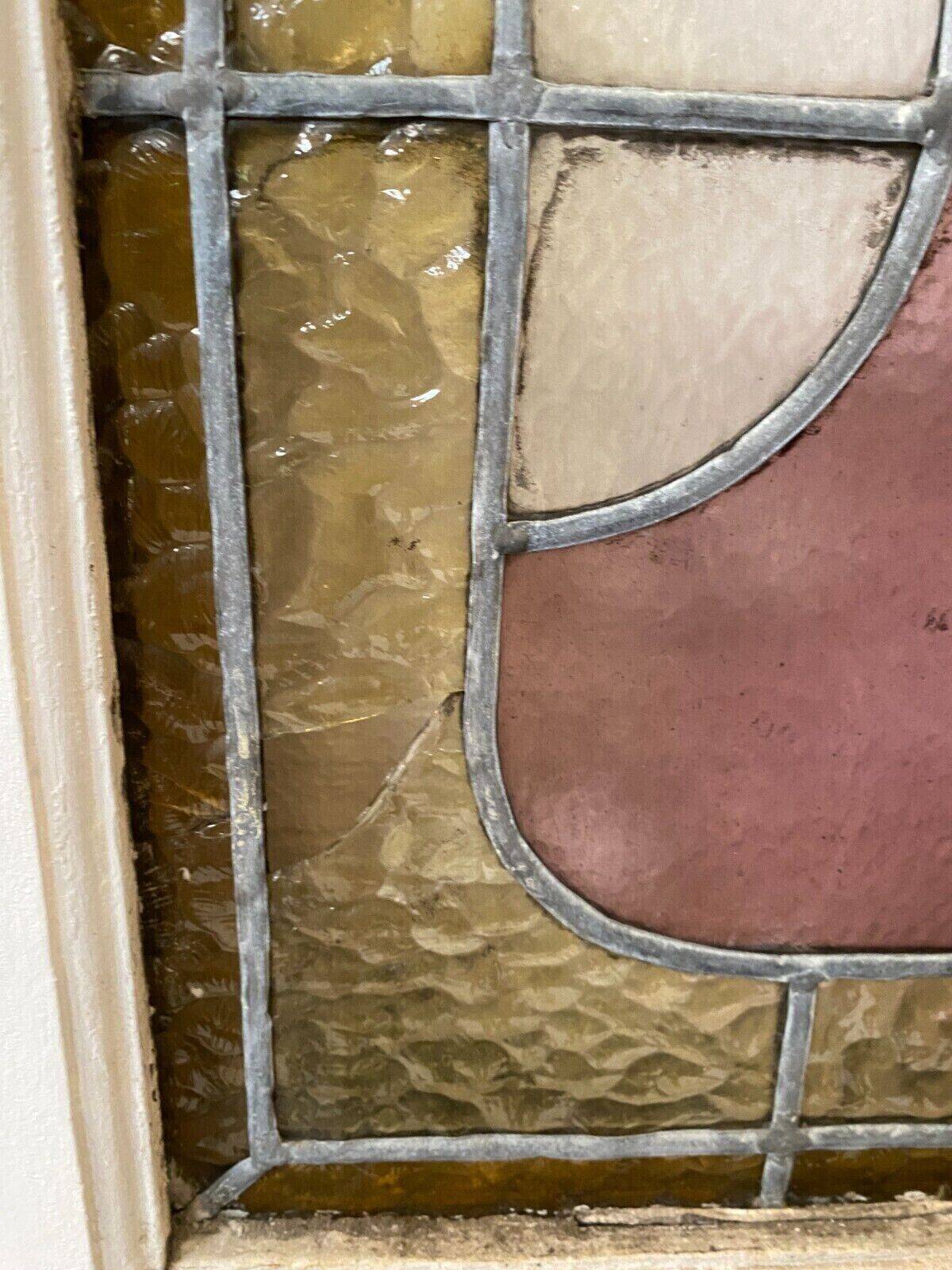 Double Art Deco stained glass partition doors from the 20th century