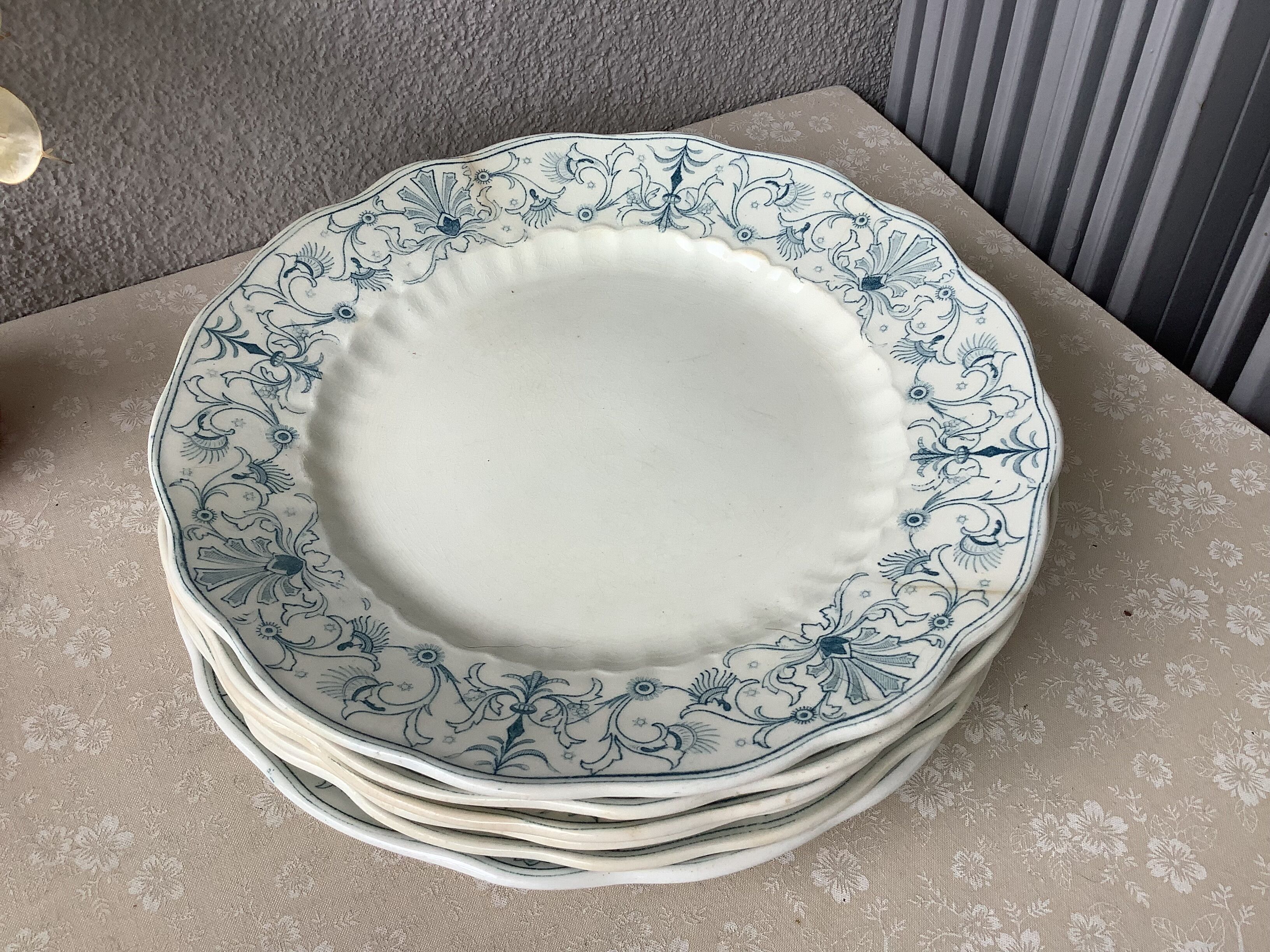 Ridgways 19th century English ironstone plates