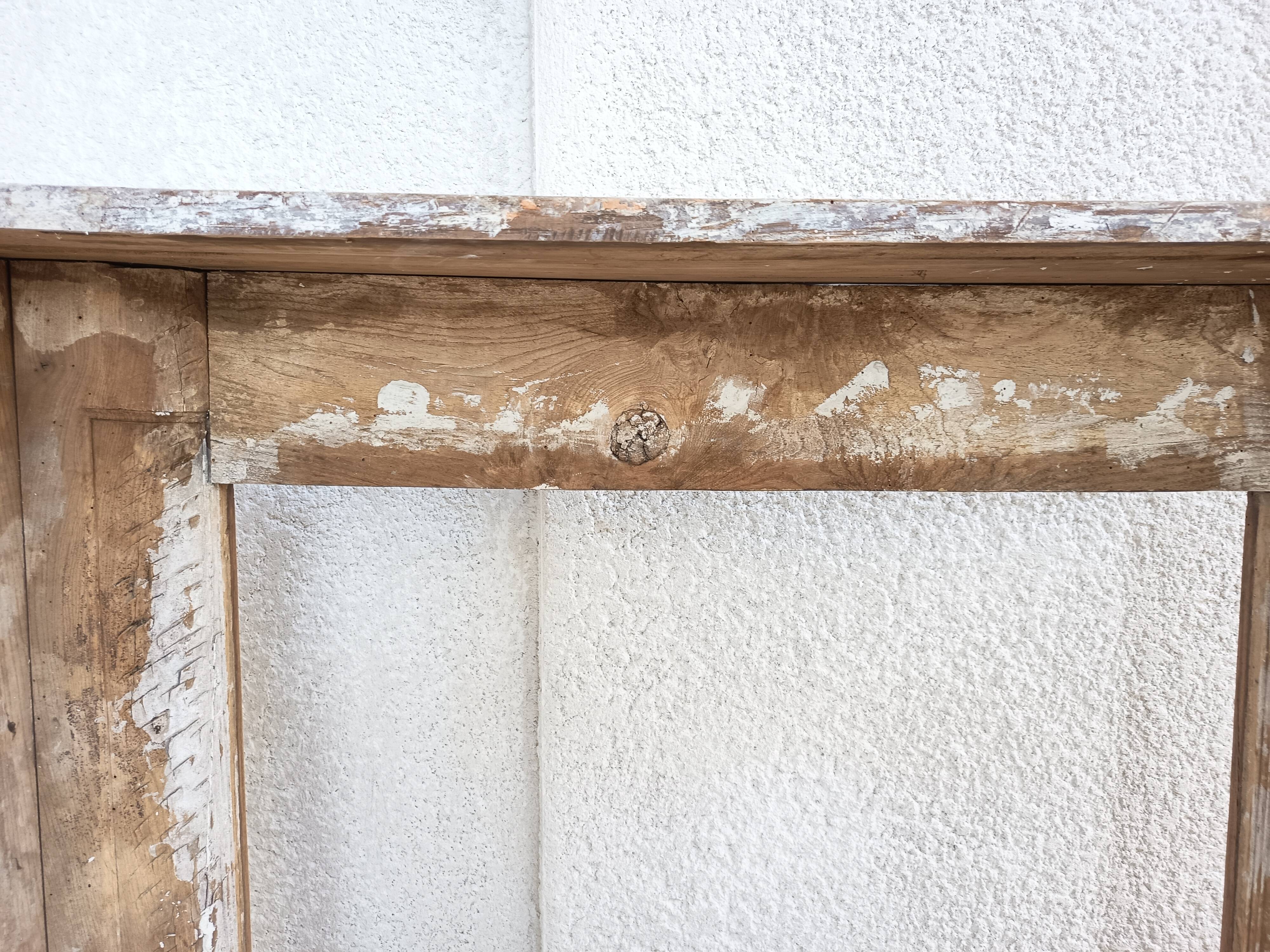 Oak mantelpiece