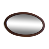 Oval beveled mirror 83x52cm