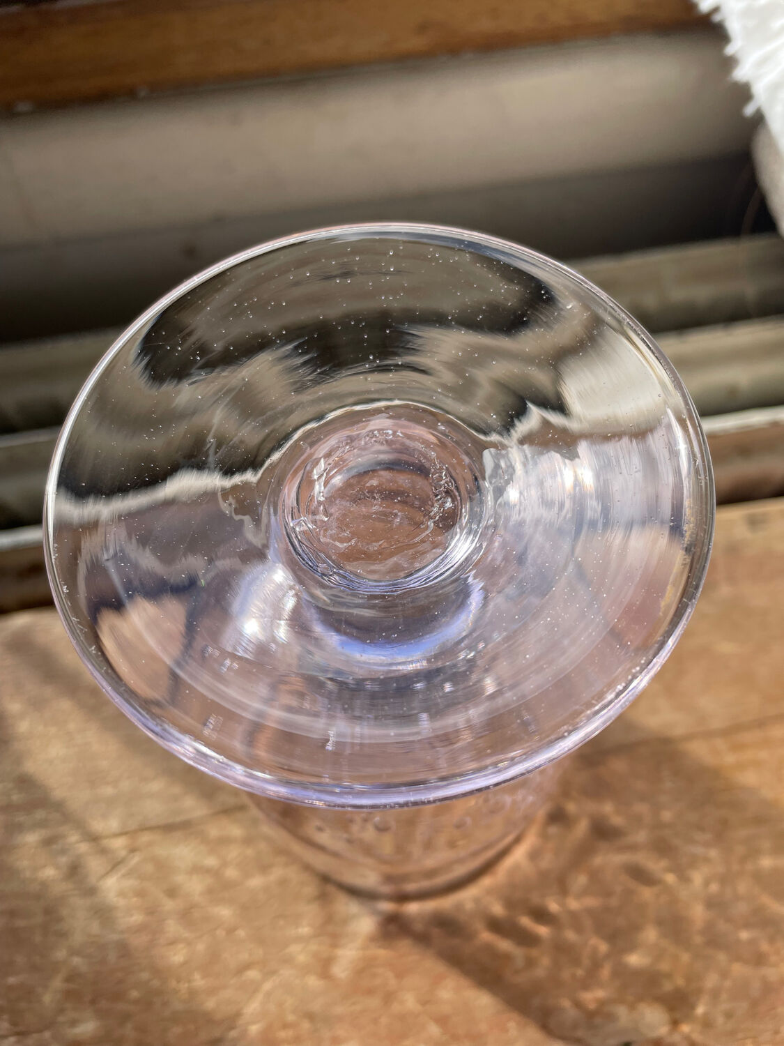 Set of 5 pink bubble glasses – Biot glassware – vintage** Pretty lo