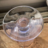 Set of 5 pink bubble glasses – Biot glassware – vintage** Pretty lo