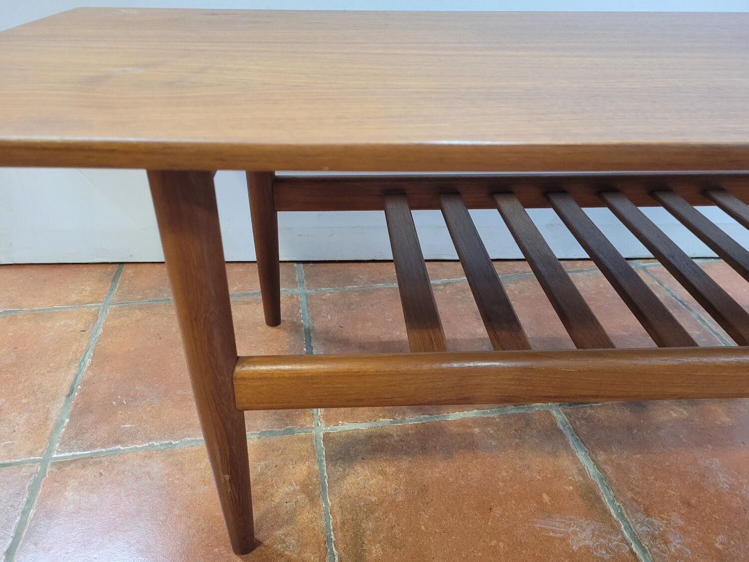 Scandinavian teak coffee table Grete Jalk from the 60s