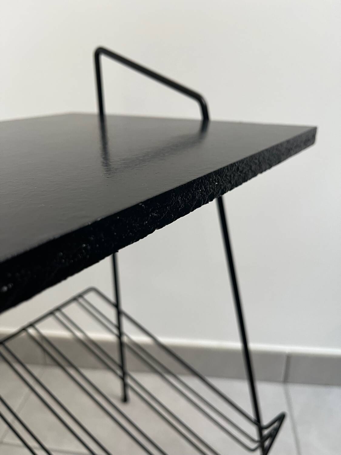 Side table / magazine rack from the 1960s