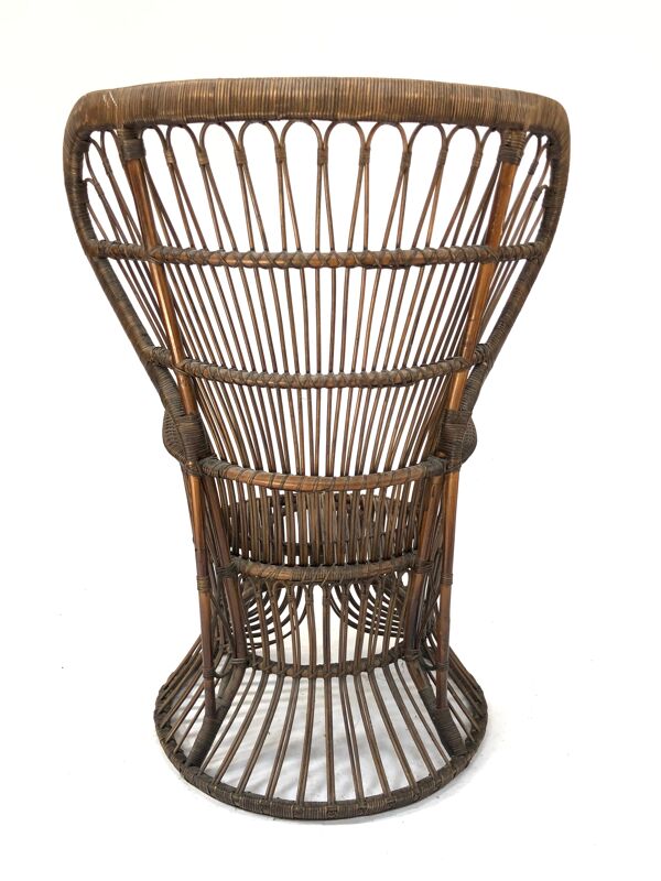 fauteuil de salon en rotin