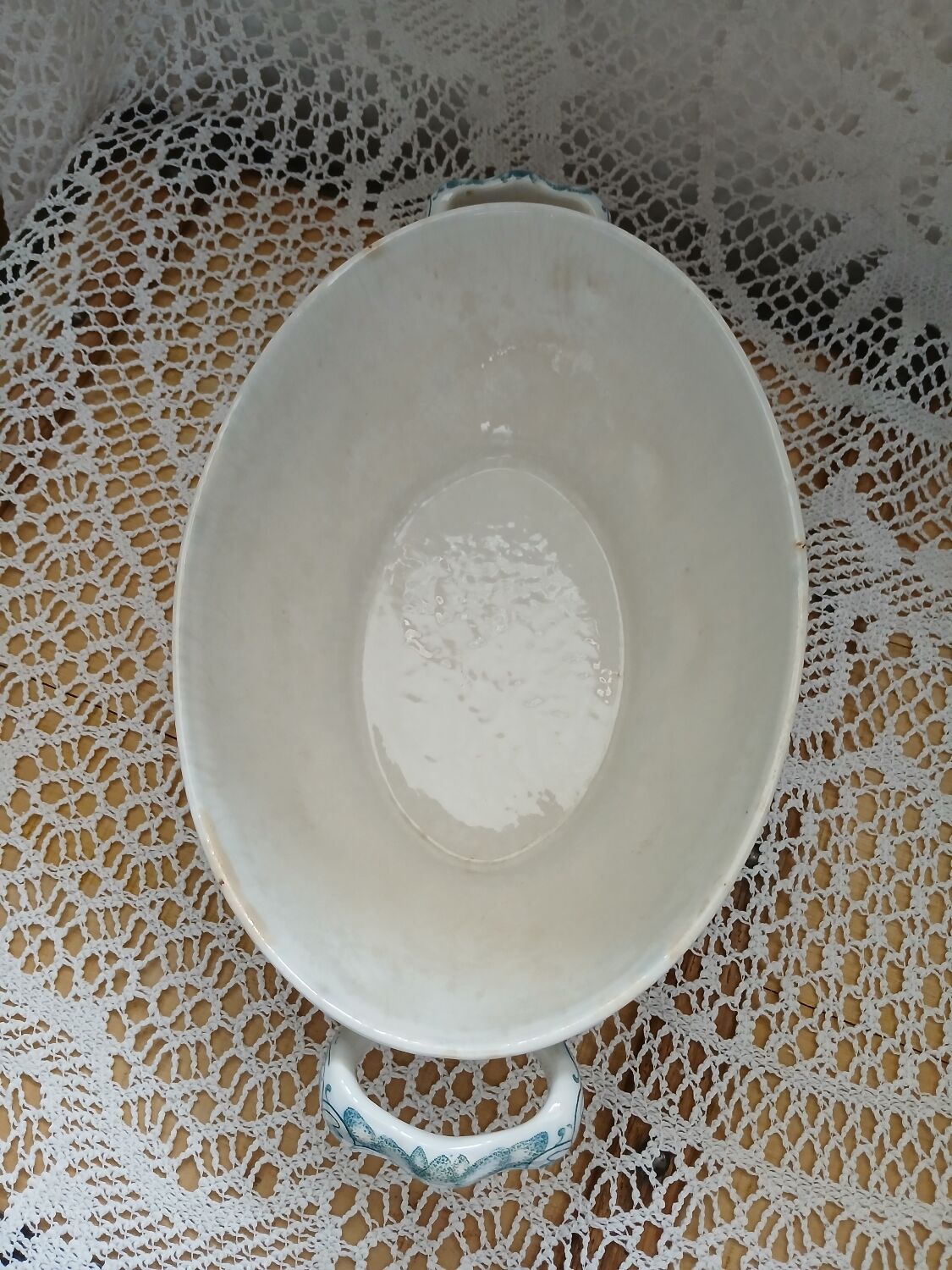 Antique Ironstone Soup Tureen/Vegetable Dish