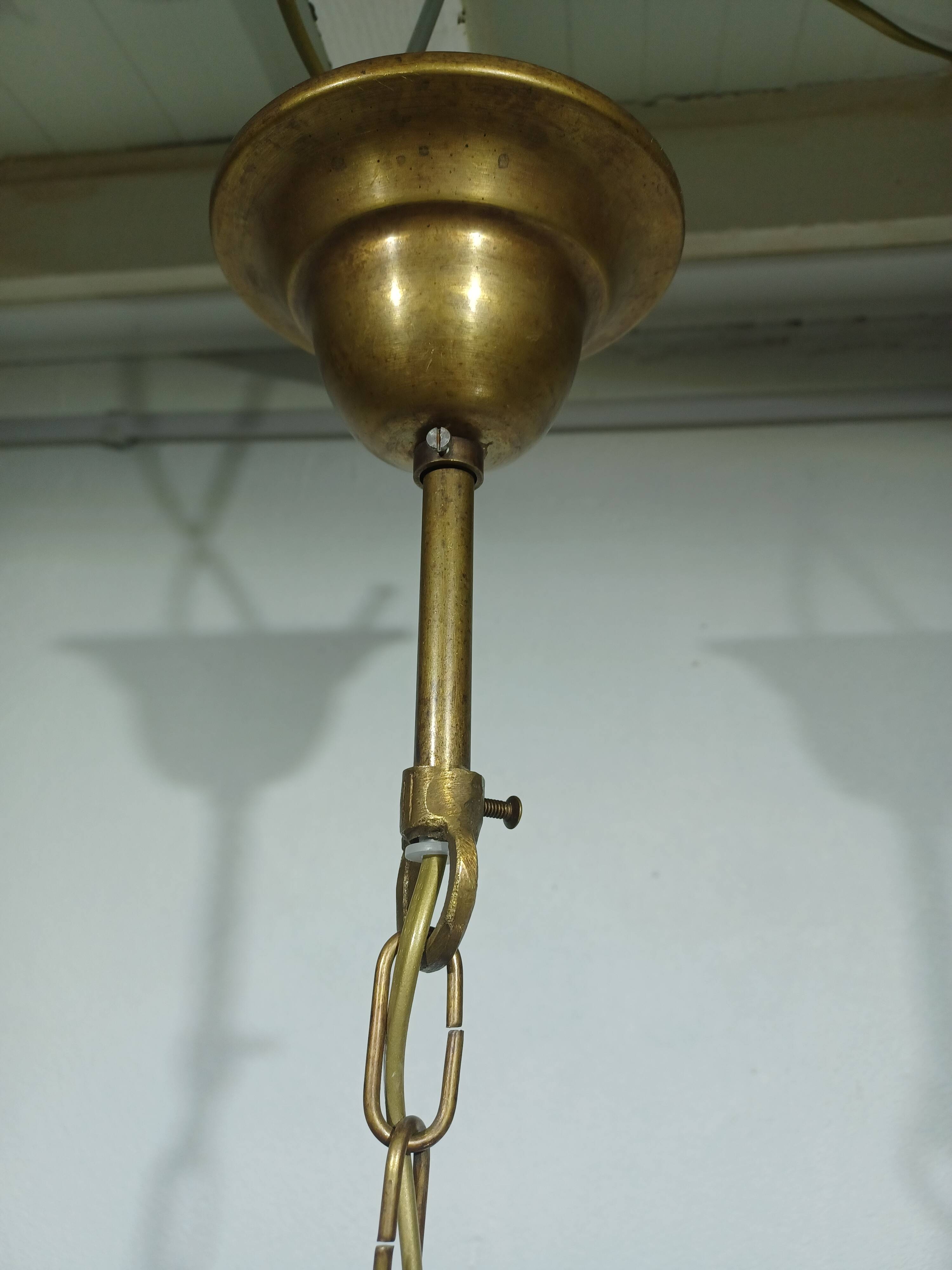 Pair of 1-Light Hot Air Balloon Chandeliers