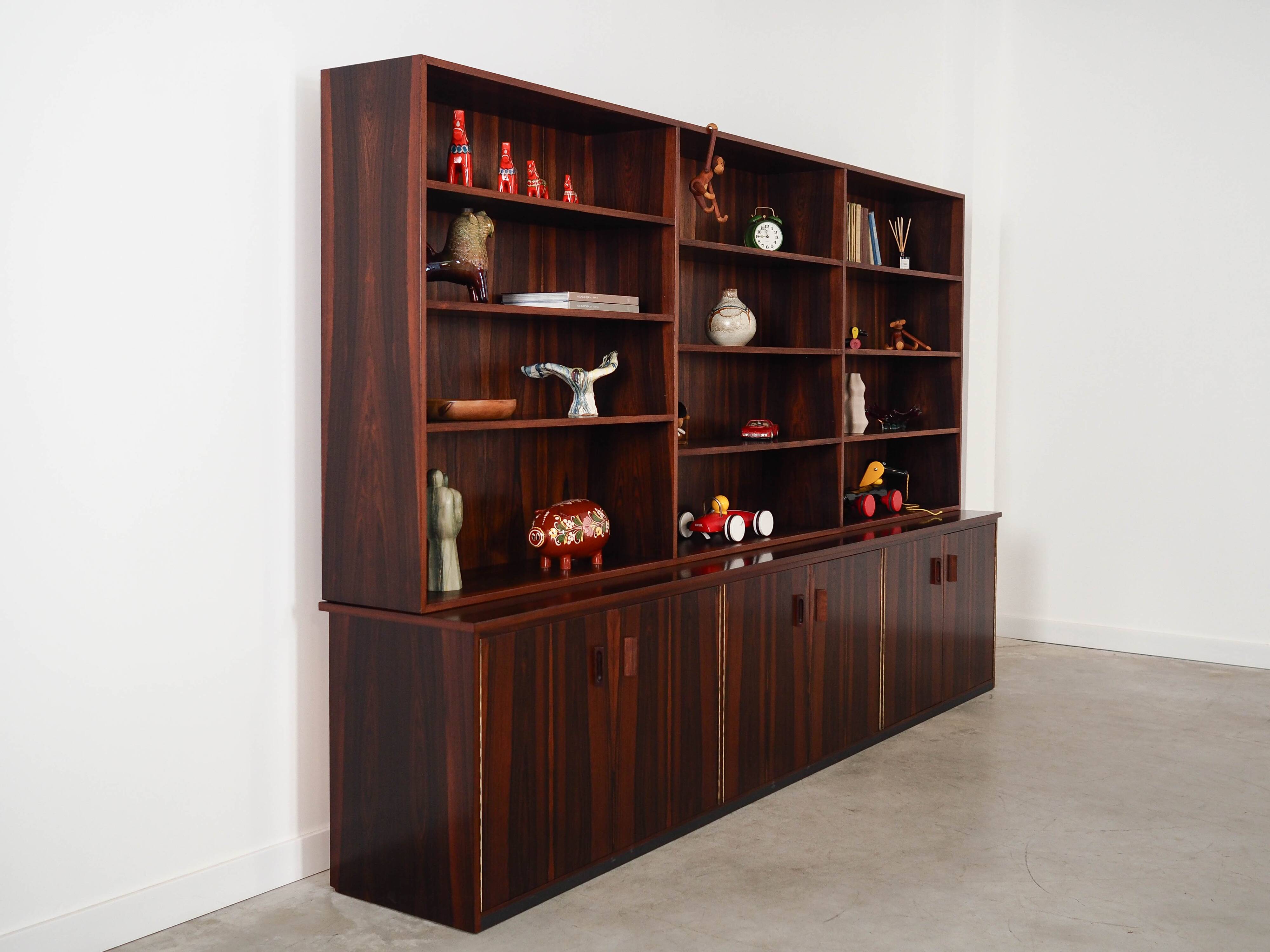 Rosewood bookcase, Danish design, 1970s, made in Denmark