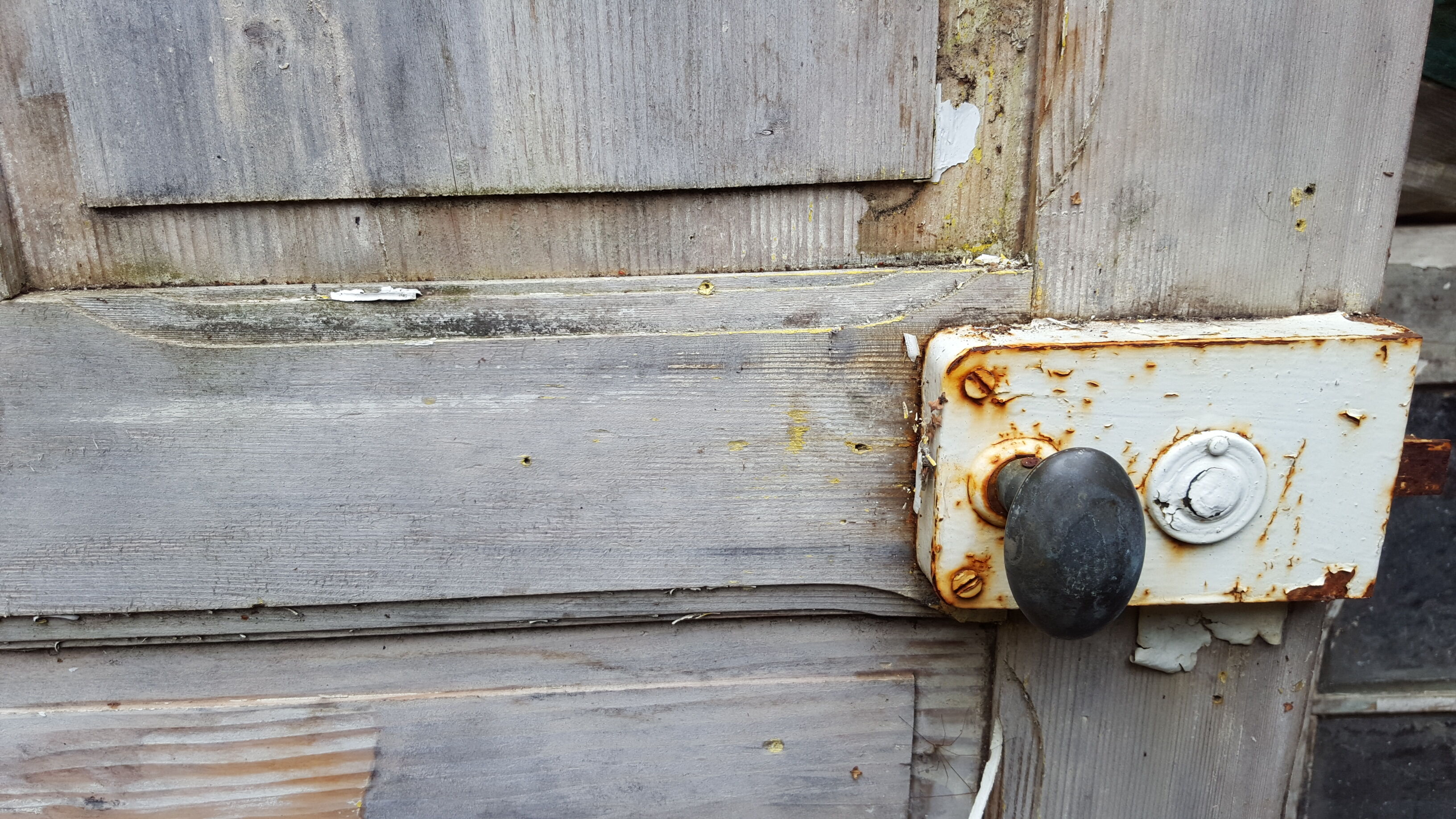 Old door beautiful patina height 208 cm