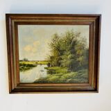 Huile sur toile gérard buysen (xix)