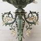 Unique Cast iron Victorian floor lamp art nouveau (converted gas light)