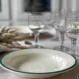 6 earthenware soup plates