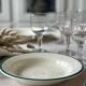 6 assiettes creuses en faïence