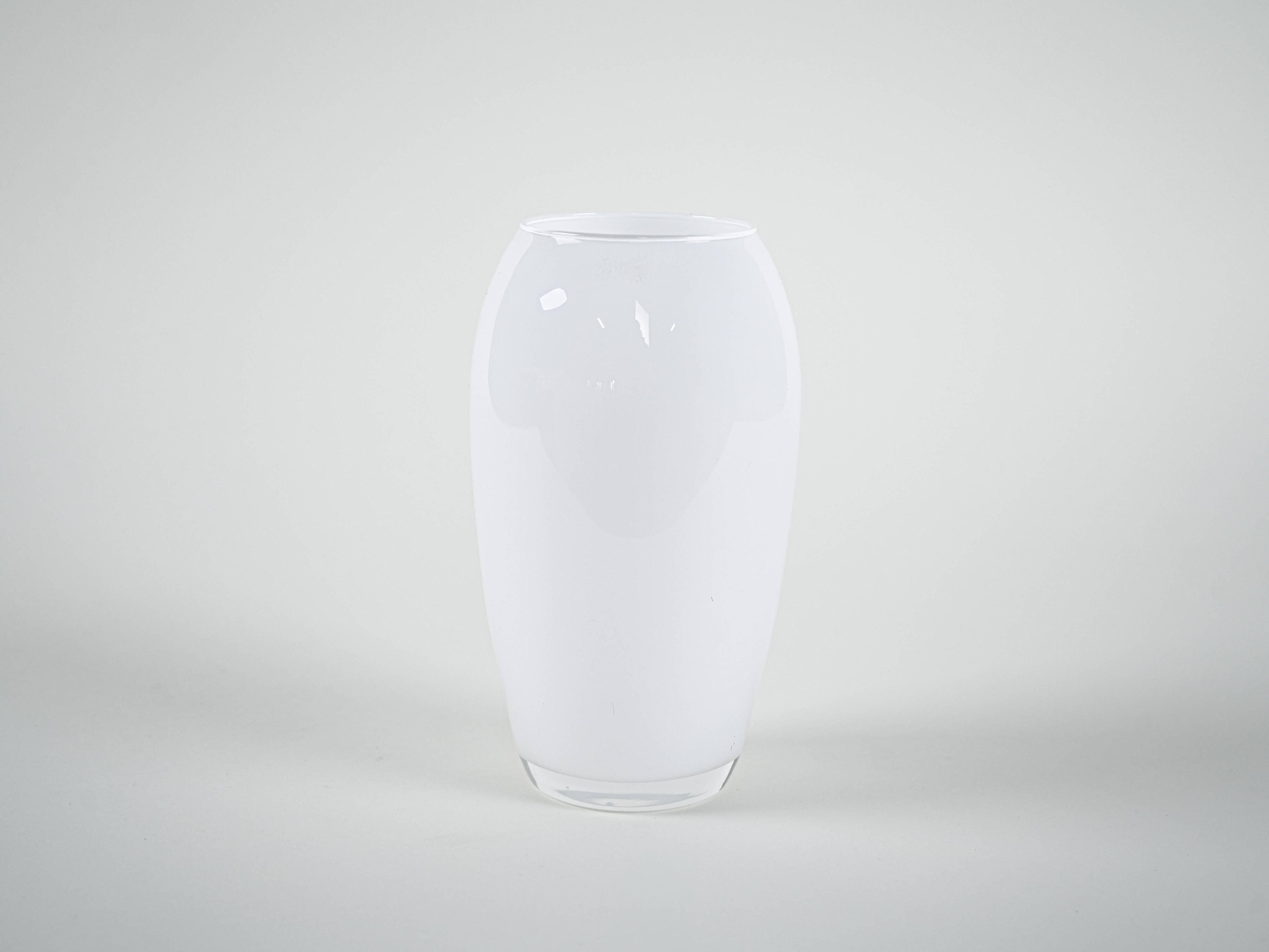 White vase, Danish design, 1970s, made in Denmark
