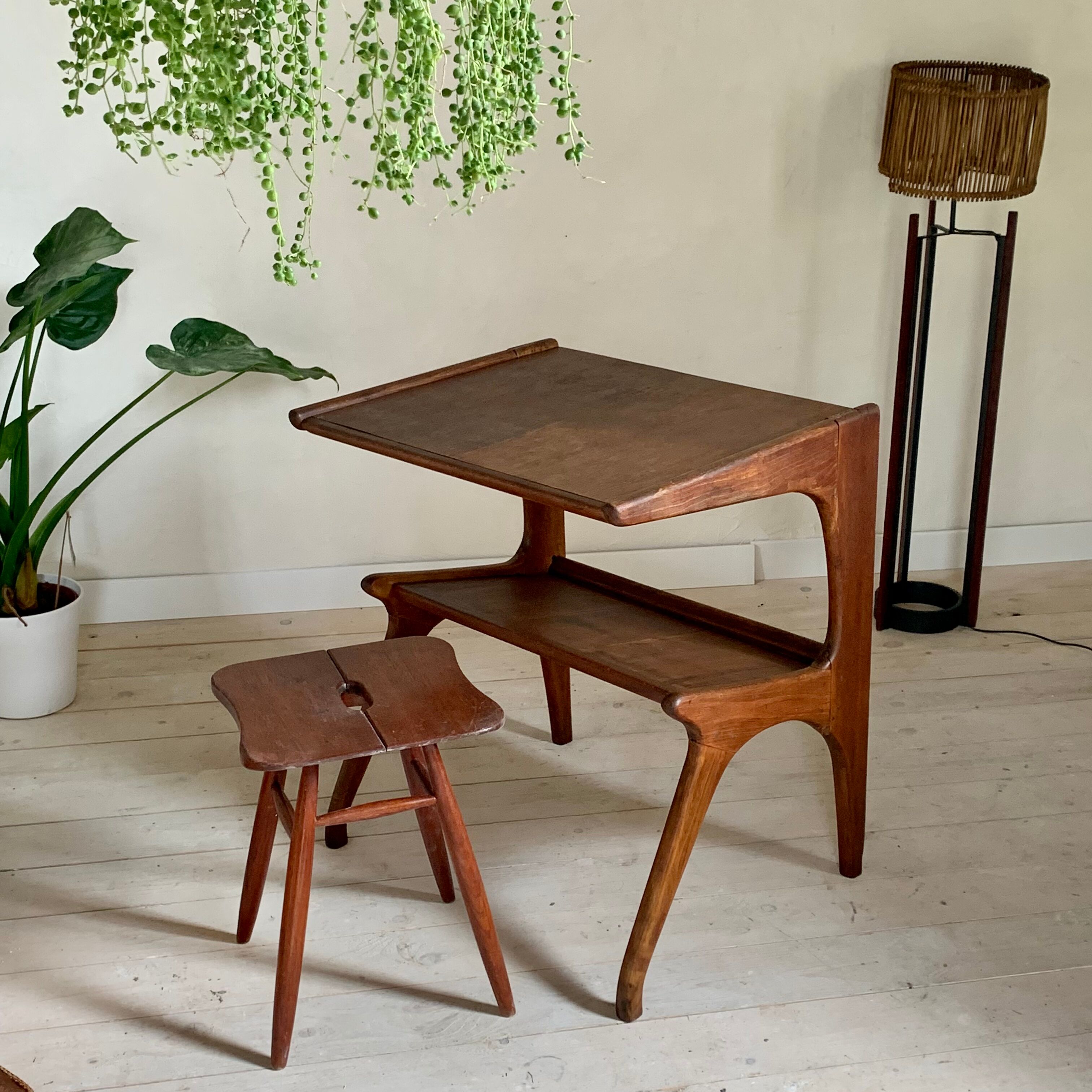 Console bureau style scandinave vintage