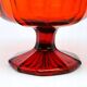 B8H Huta Hortensja - ruby dish / chalice