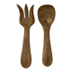 Olive wood salad cutlery