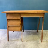 Desk 4 drawers with vintage fins