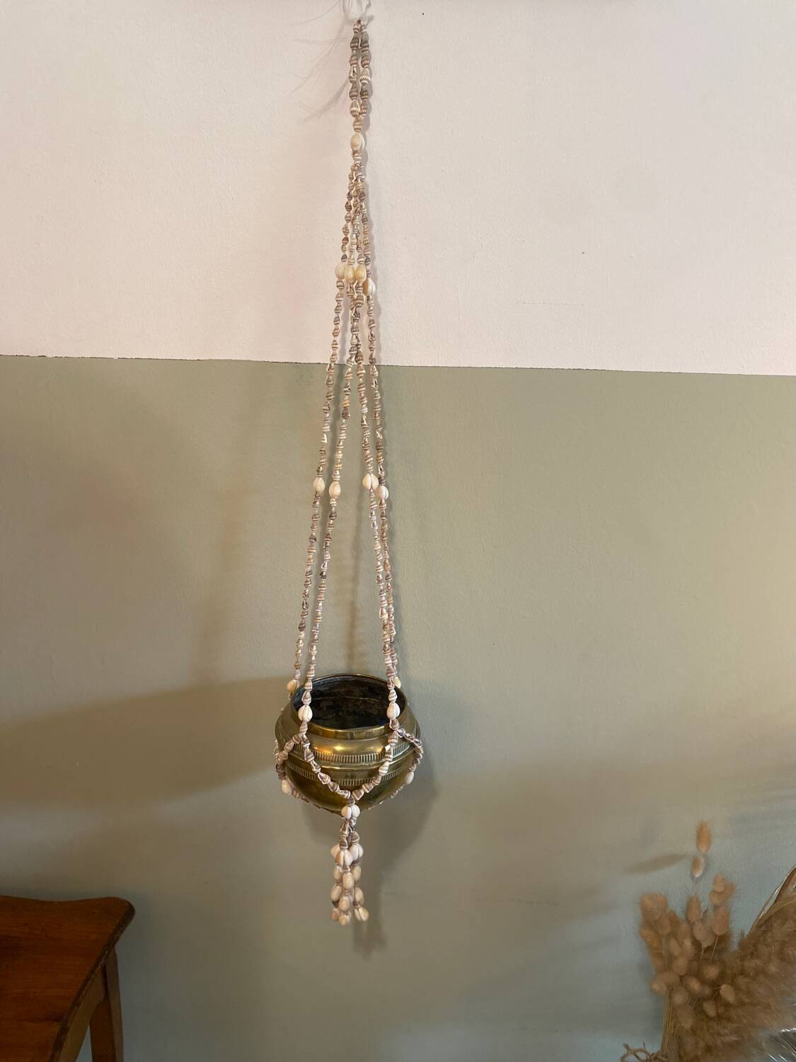Shell plant hanger