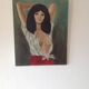 Oil on canvas woman