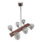 Art Deco light fixture composed of six lights