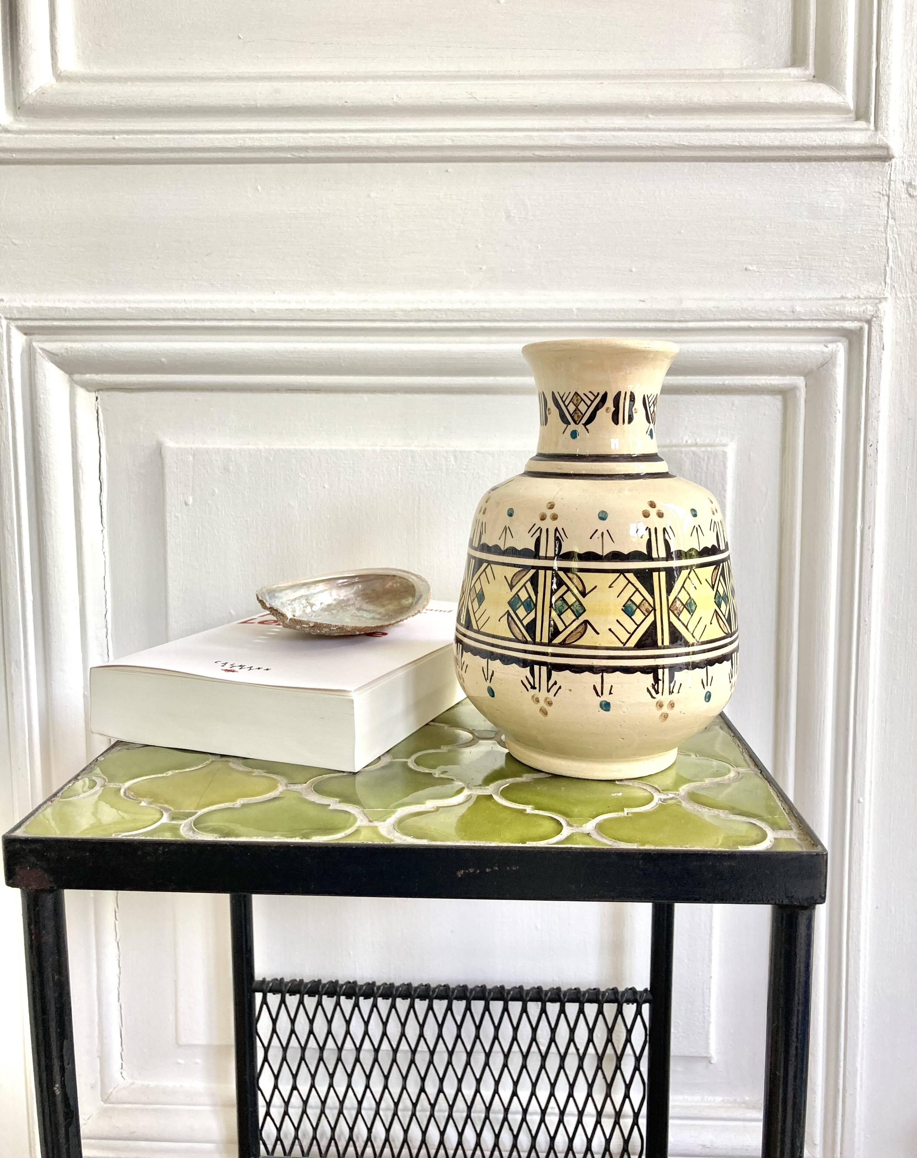 Handcrafted pottery vase