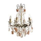 Lustre en cristal ancien
