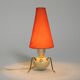 Beautiful very rare original Mid Century Modern brass tripod table lamp