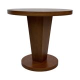 Vintage side table art deco style 80s wood minimalist design