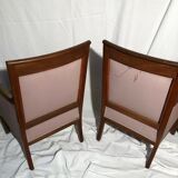 Pair of bergères, Restoration period
