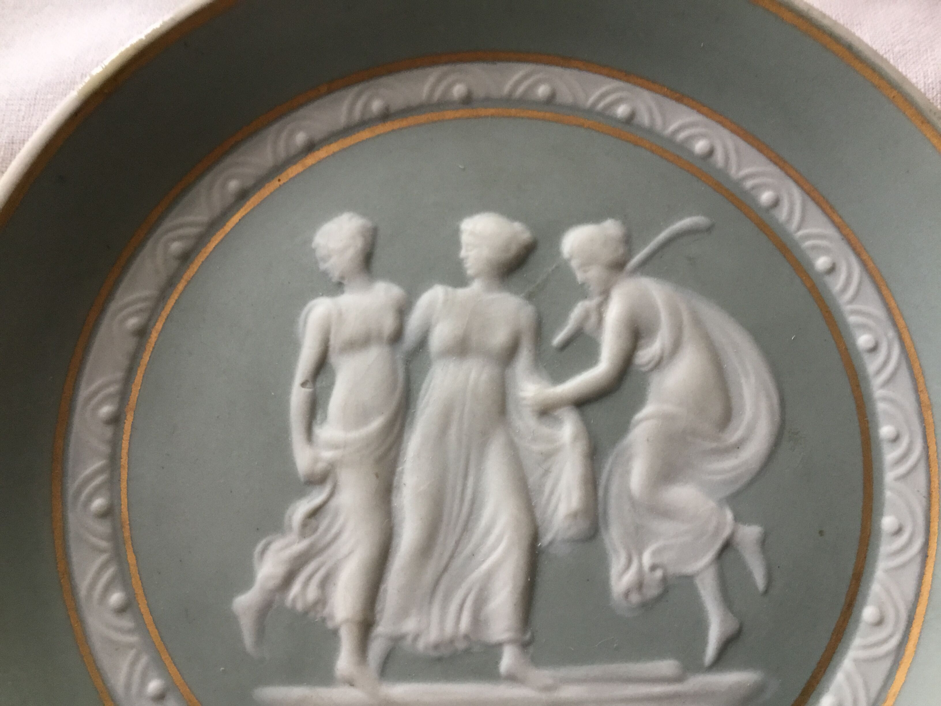 Wedgwood-style Limoges biscuit plate
