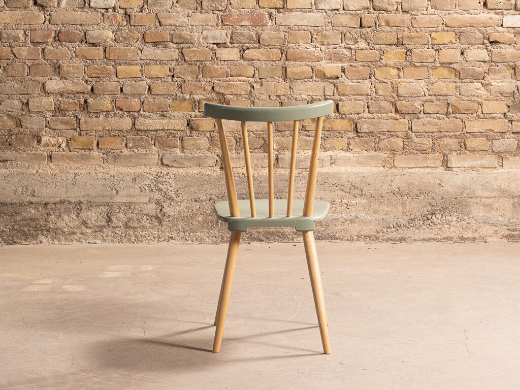 Fully restored and revamped barred chair