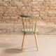 Fully restored and revamped barred chair