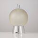 Murano glass table lamp by Itre, cone and satin sphere, Venice 1980s