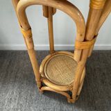 Vintage rattan seat from the 70s