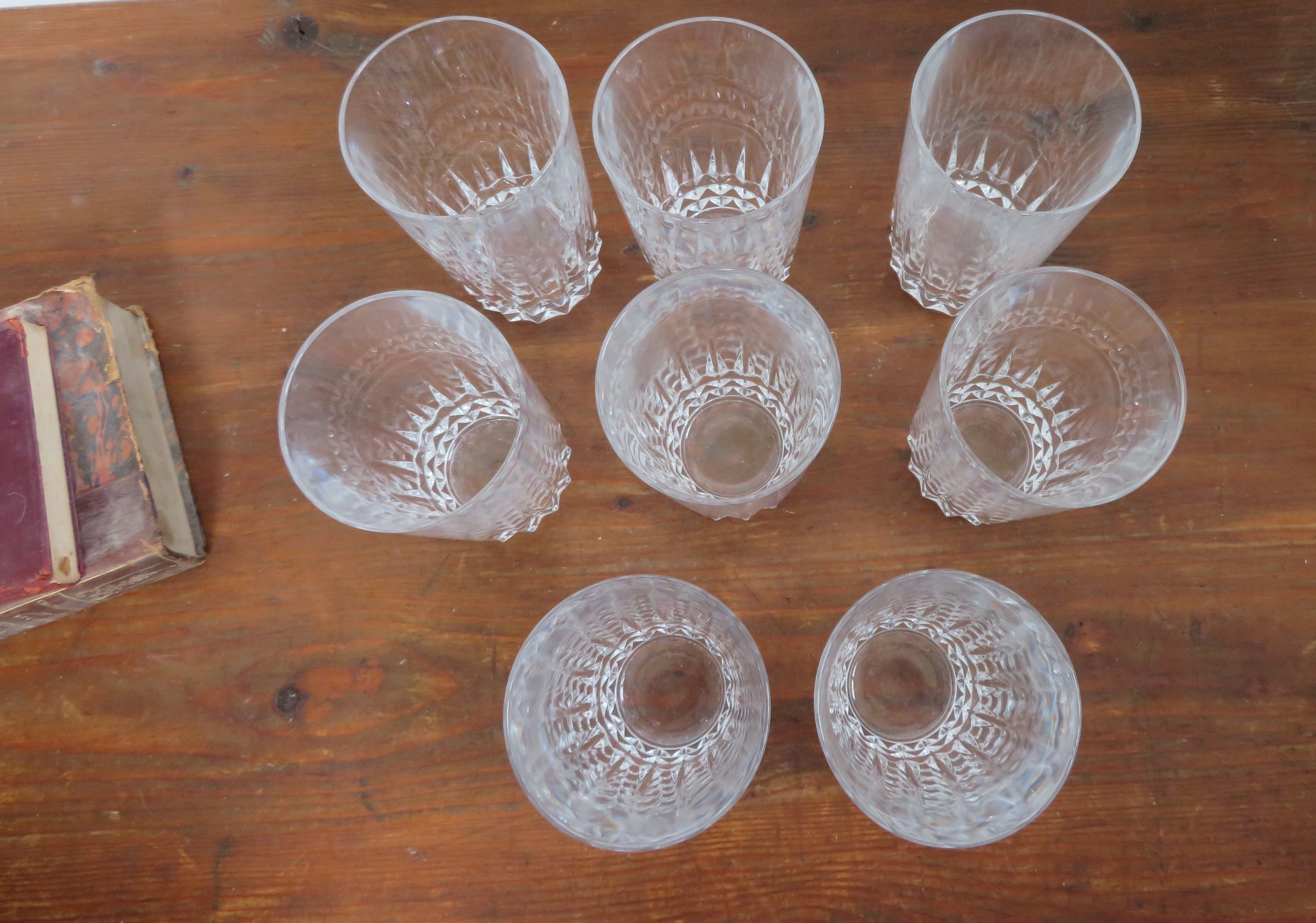 Crystal whisky glasses from Arques