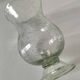 Blown glass bubble photophore, baluster shape – workshop spirit