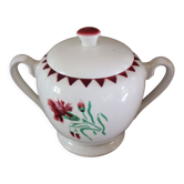 Faience sweetenware Oeillet Sarreguemines