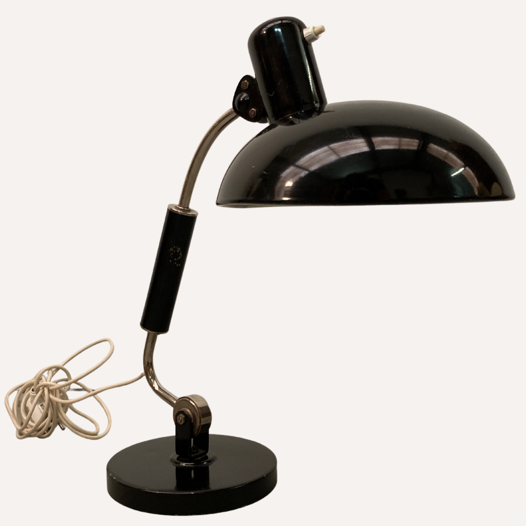 Bauhaus desk lamp by Christian Dell for Koranda, Vienna Austria.