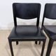 Set of 6 Matteo Grassi chairs in black leather – Italian design