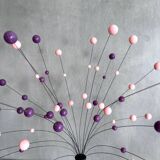 70's table mobile, space age home decor