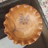 Basket, signed stoneware dish