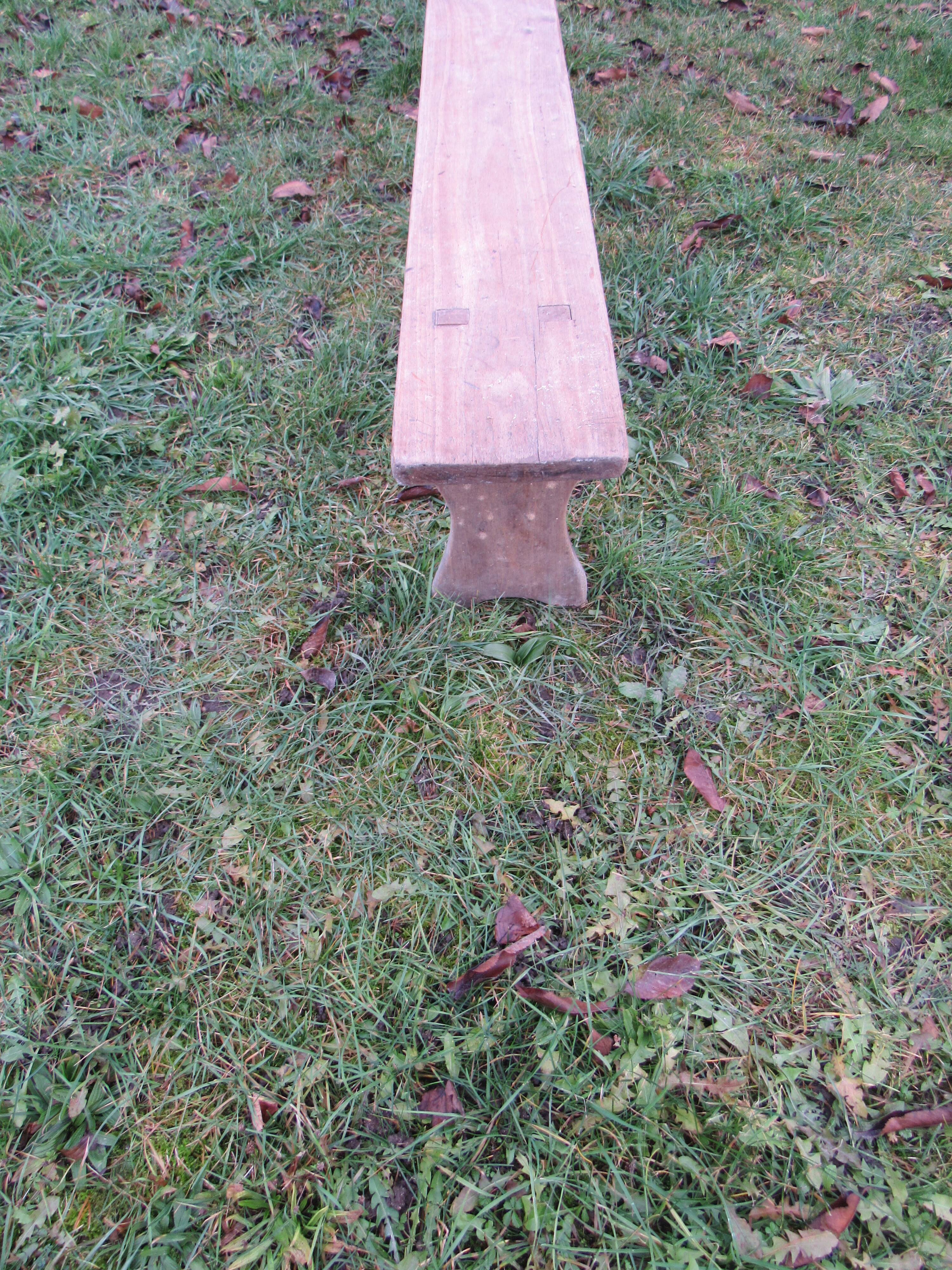 Wooden bench