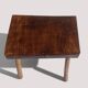 Rustic European Solid Wood Accent Side Table or Stool